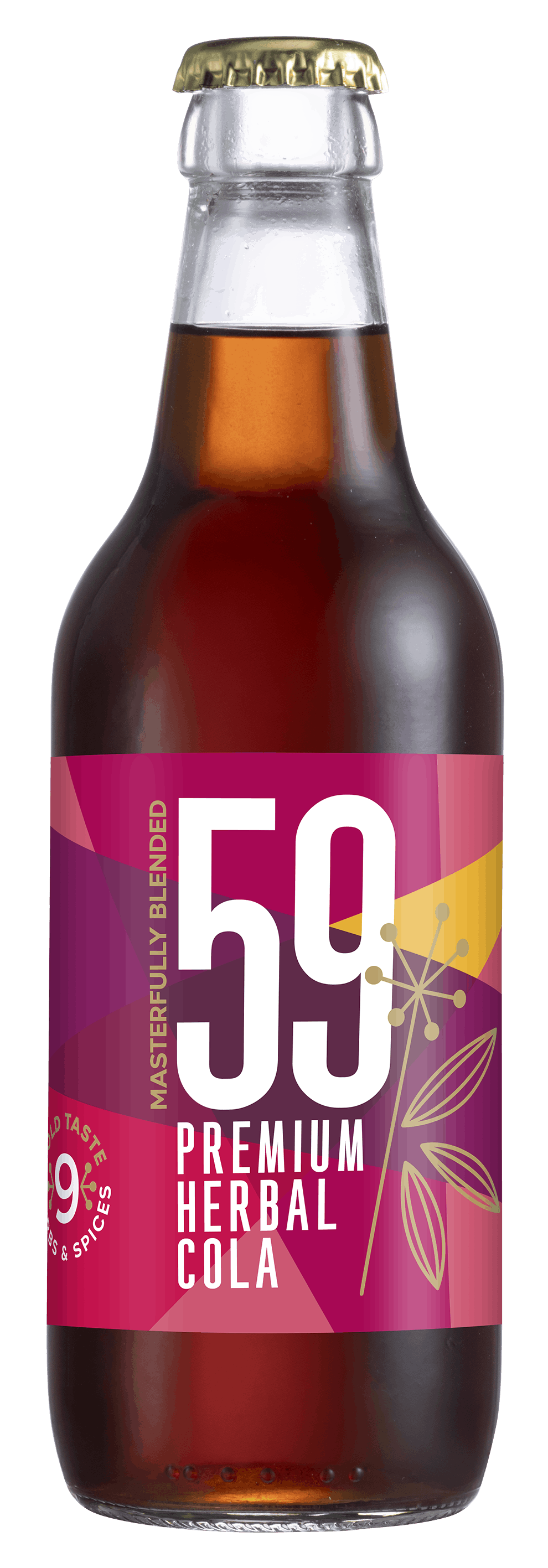 59 Premium Herbal Cola, 0,33 l skleněná láhev